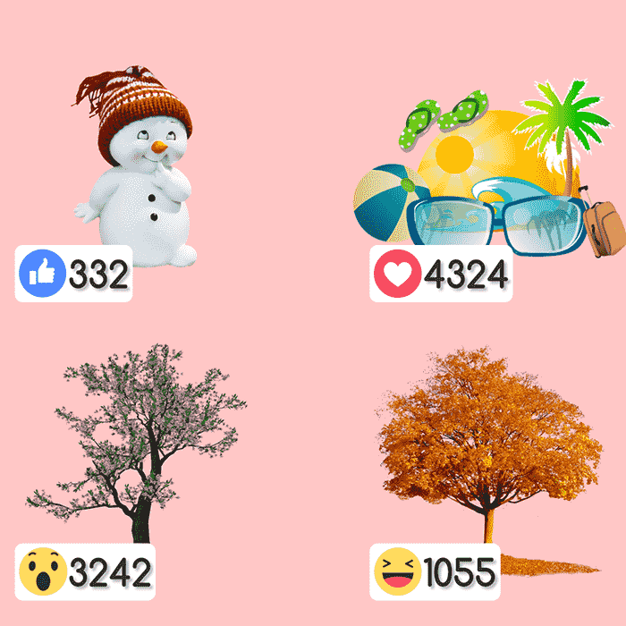 Facebook live reactions poll