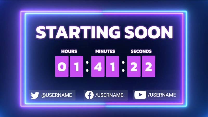 create custom live countdown timer video clock up to 30 min