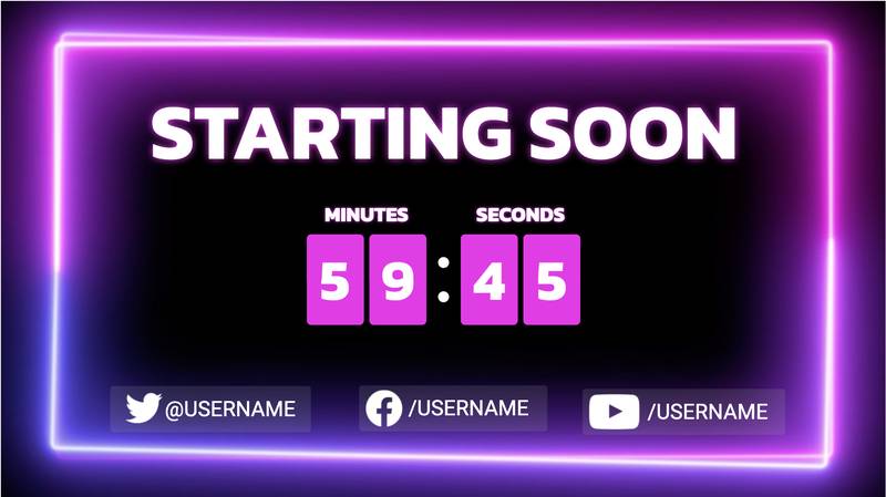 Countdown Timer for Facebook, Youtube, Twitch Live stream | LiveReacting